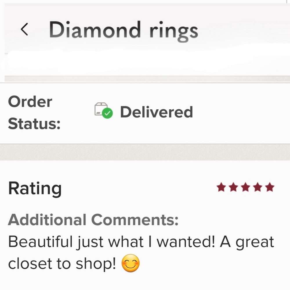 DIAMONDS real Stackable Rings - Picture 4 of 4